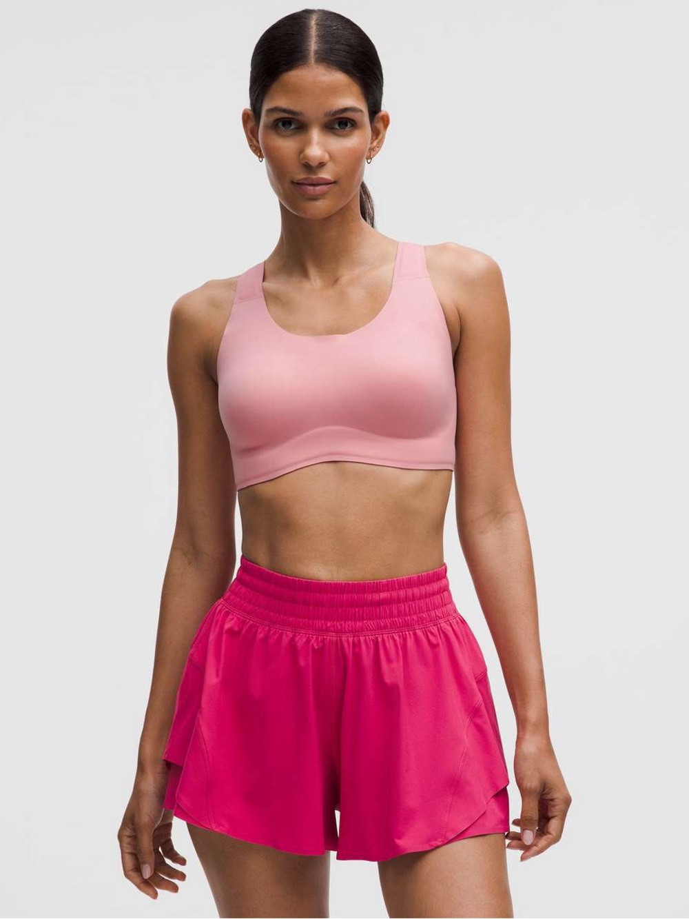 NWT Lululemon Pink Tide Go Further Bra *High Impact, C/D Cup Women's Size XS